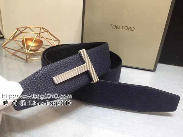 TOM FORD商務男士皮帶 湯姆福特雙面小牛皮腰帶  jjp1875